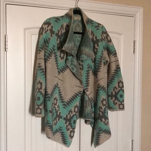 Aztec Print Cardigan